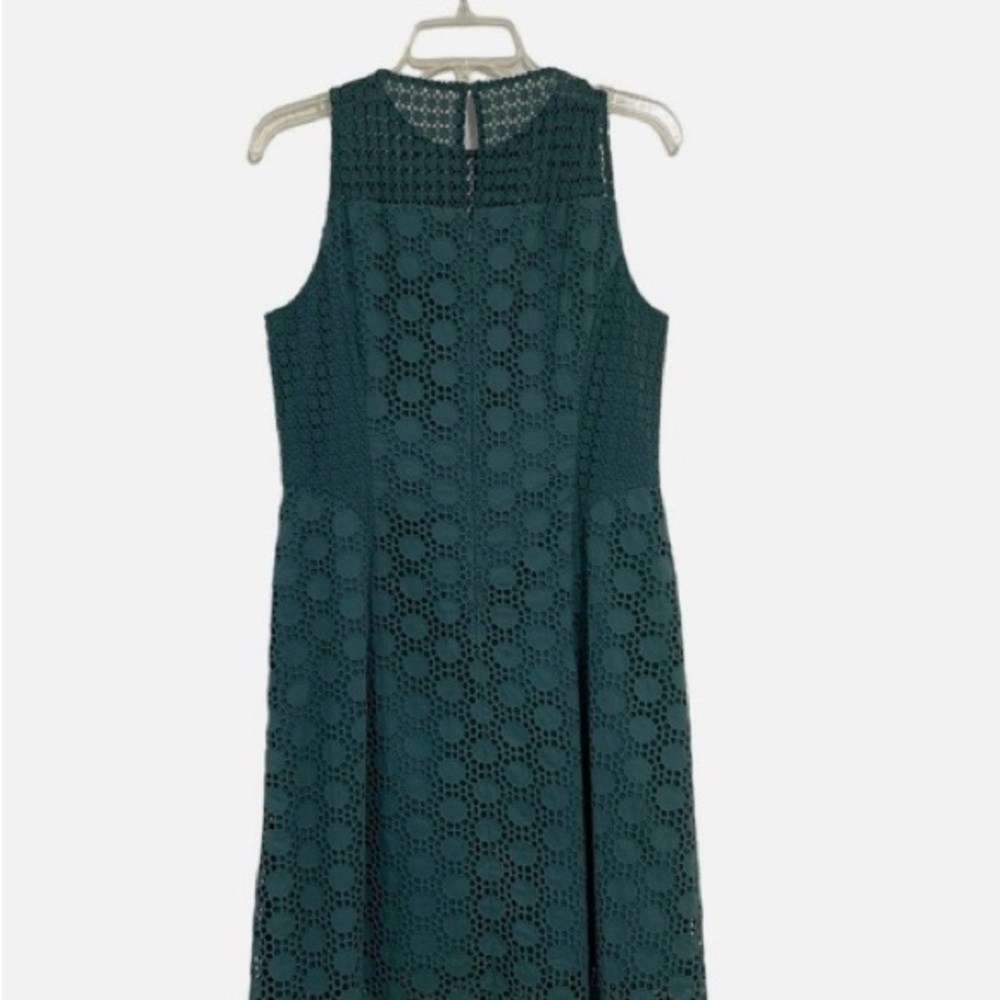 Tory Burch Green Halter Midi Dress for Wedding Guest